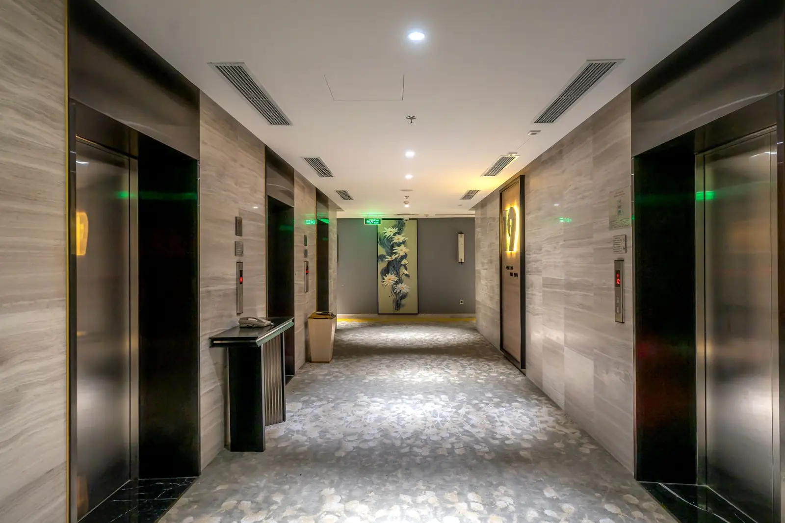 Orvellan Royal Crest interior corridor